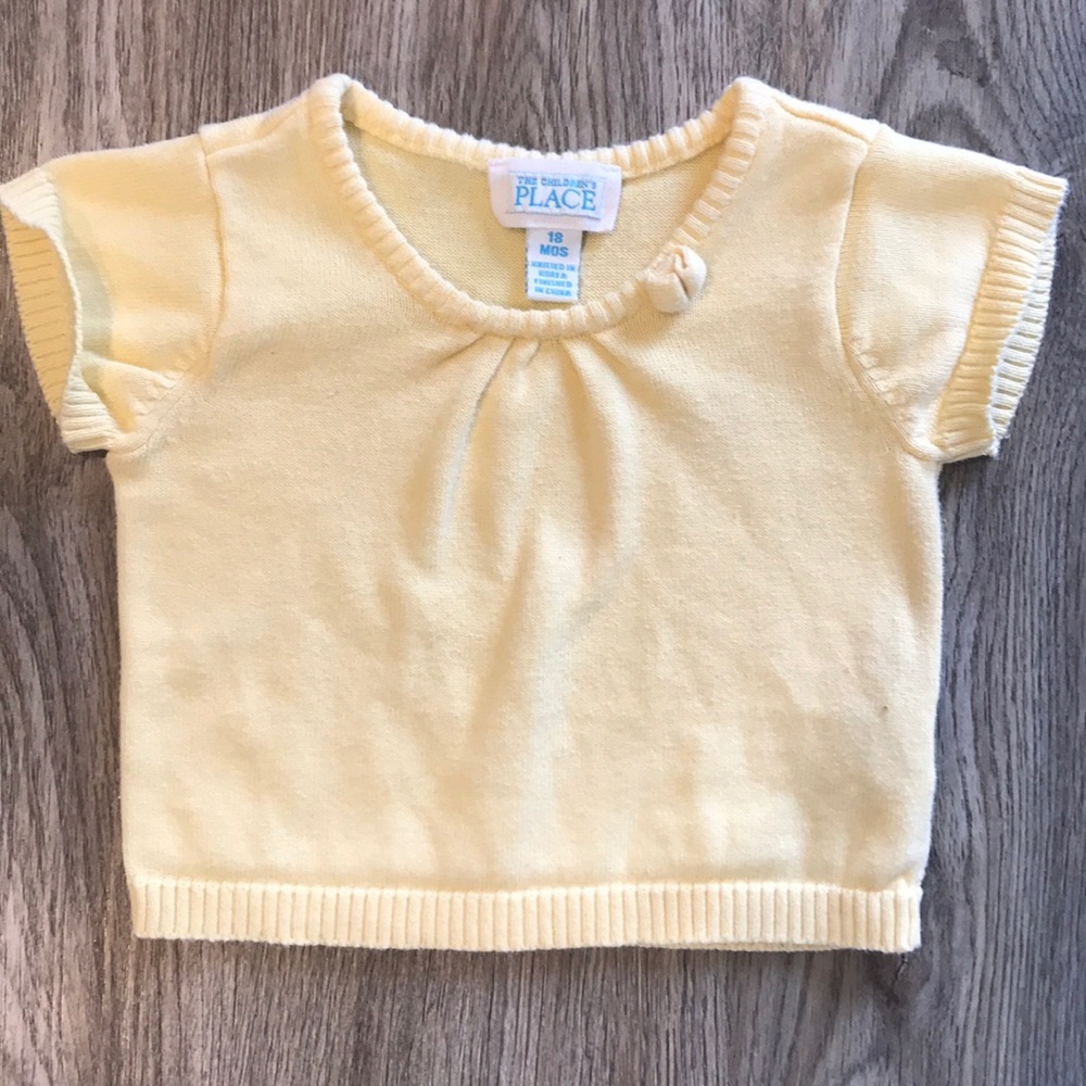 Knitted baby top